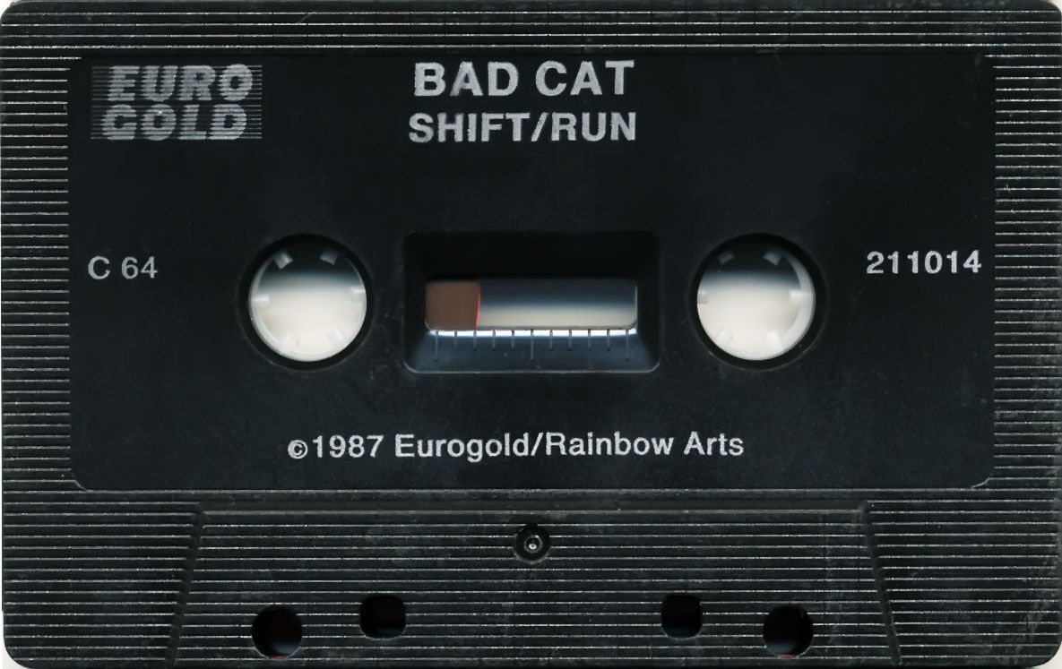 Media for Street Cat (Commodore 64) (Cassette release)