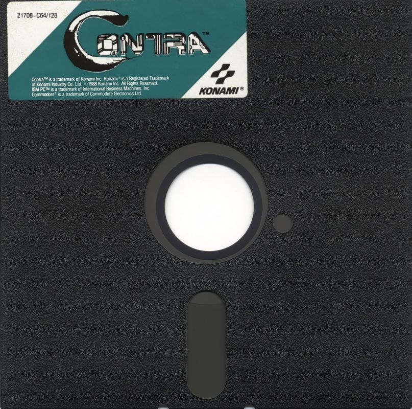 Media for Contra (Commodore 64)