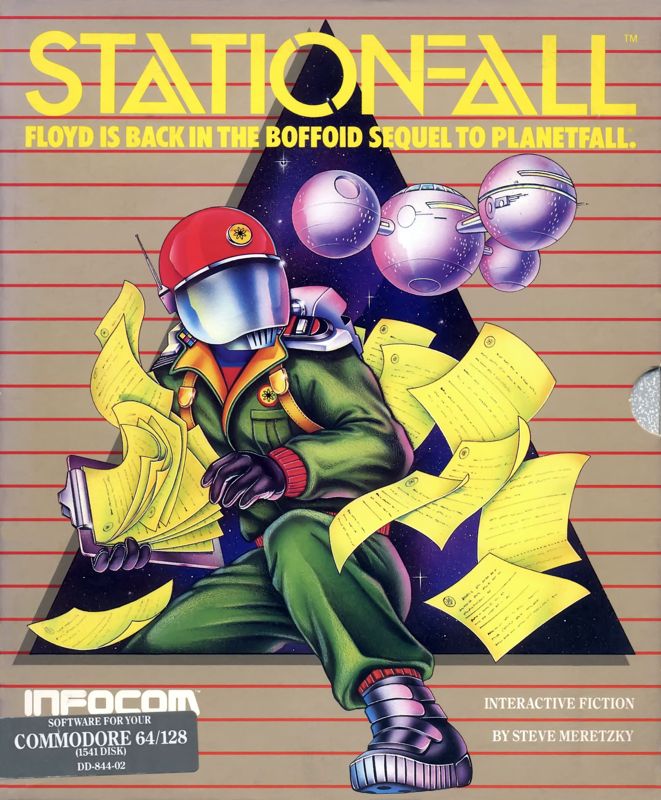 Front Cover for Stationfall (Commodore 64)