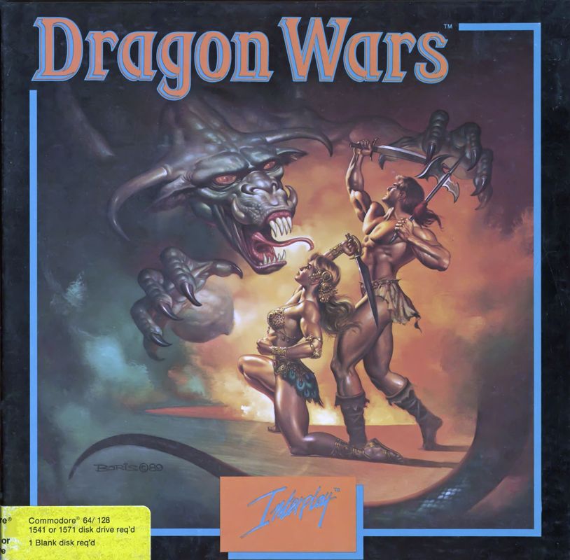 Front Cover for Dragon Wars (Commodore 64)