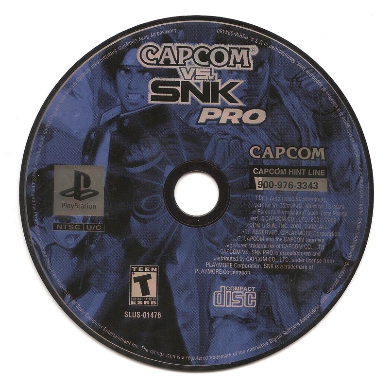 Media for Capcom vs. SNK Pro (PlayStation)