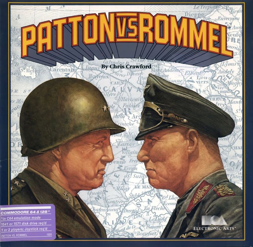 Front Cover for Patton vs Rommel (Commodore 64)