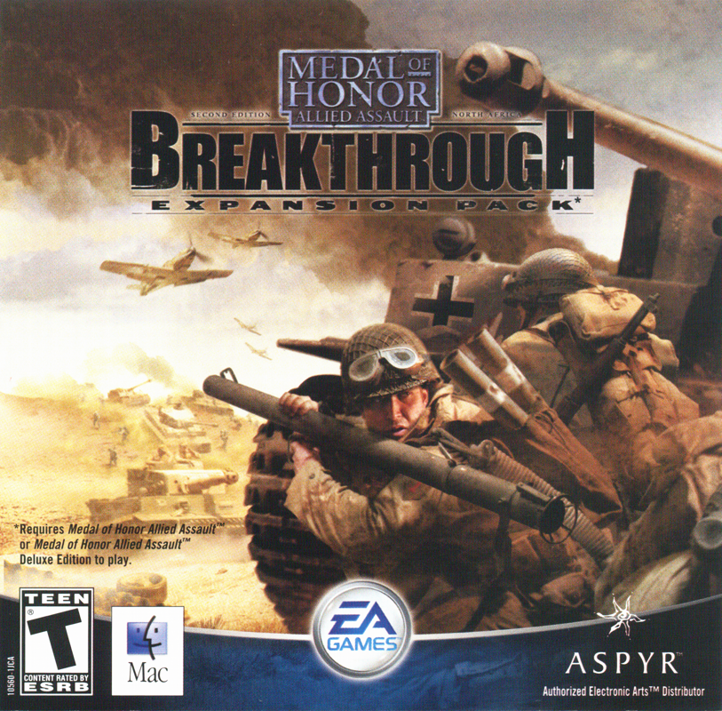 Other for Medal of Honor: Allied Assault - Breakthrough (Macintosh): Jewel Case - Front