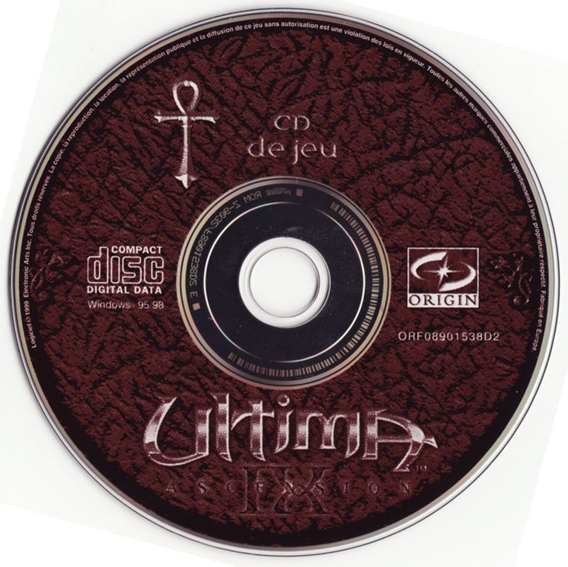Media for Ultima IX: Ascension (Windows): Play disk