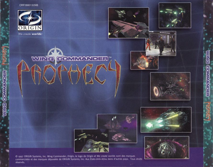 Other for Wing Commander: Prophecy (Windows): Jewel case back cover