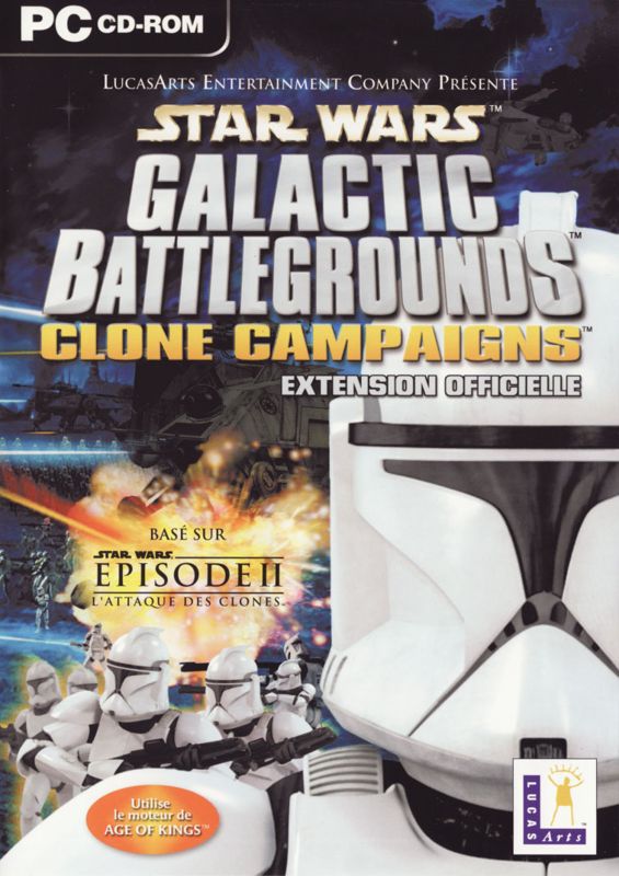 Front Cover for Star Wars: Galactic Battlegrounds - Clone Campaigns (Windows)