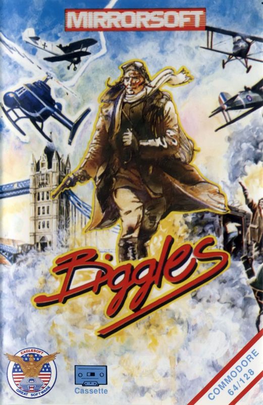 Front Cover for Biggles (Commodore 64)