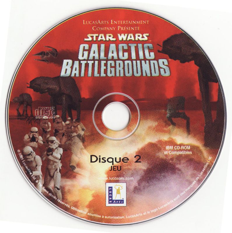 Media for Star Wars: Galactic Battlegrounds (Windows): Disc 2 - Play