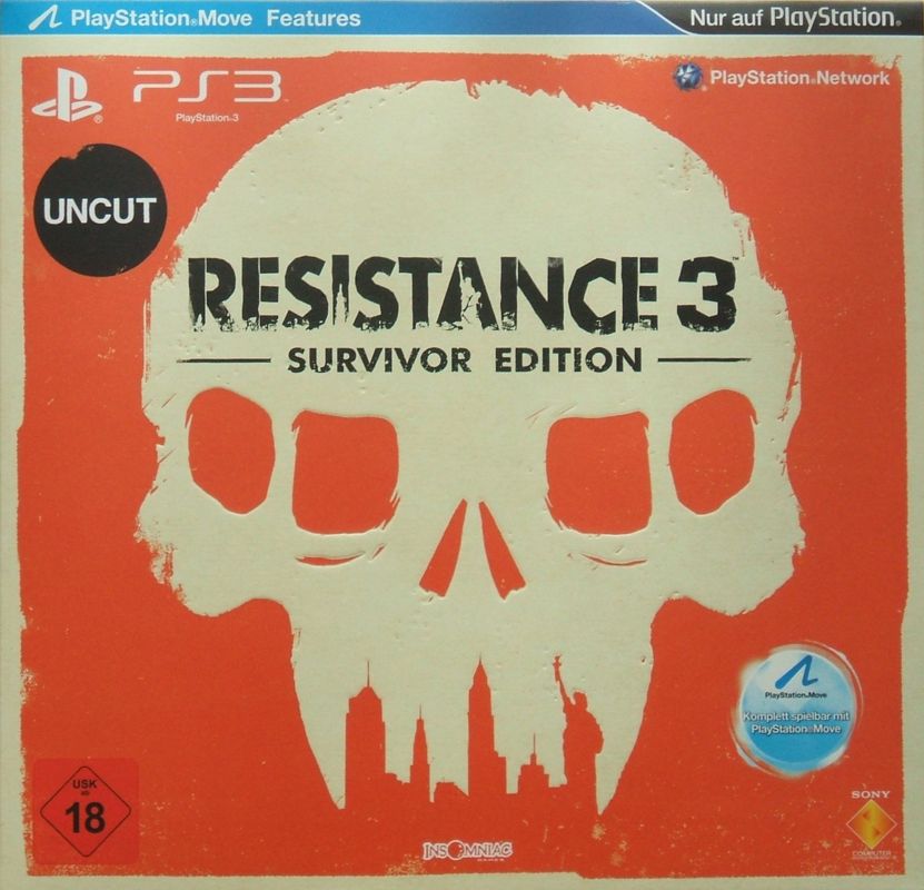 Front Cover for Resistance 3 (Survivor Edition) (PlayStation 3)