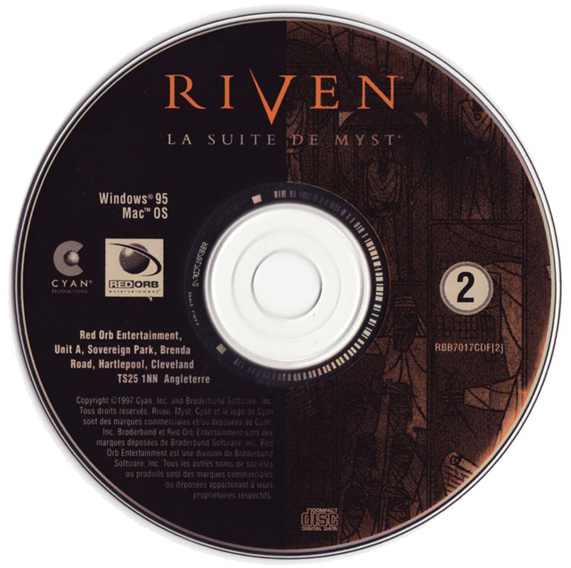 Media for Riven: The Sequel to Myst (Macintosh and Windows): CD2