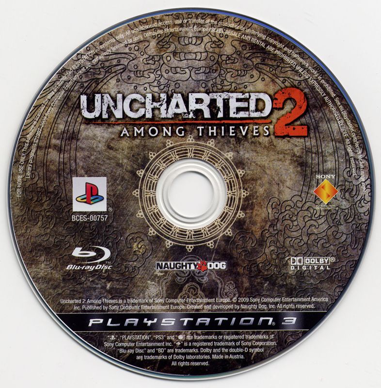 Media for Uncharted 2: Among Thieves (Collector's Limited Edition) (PlayStation 3) (Localized version)