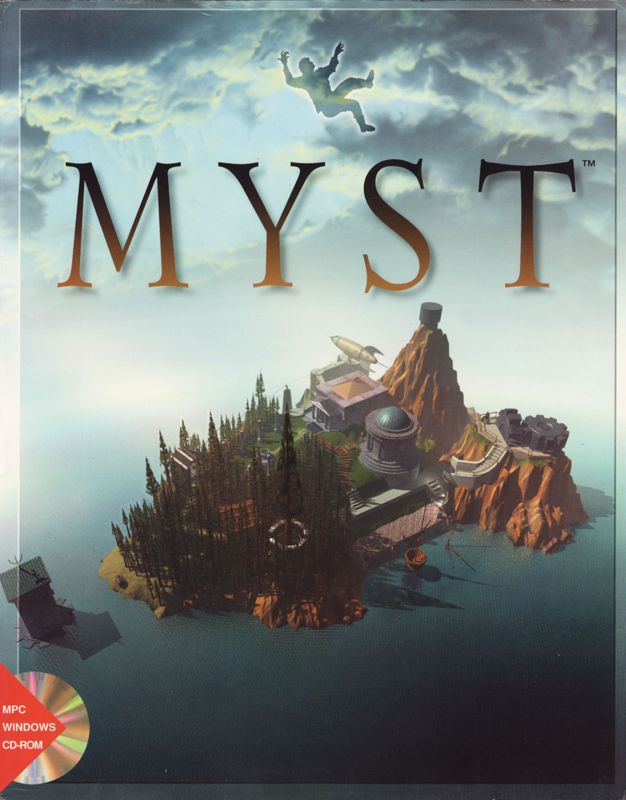 Front Cover for Myst (Windows 3.x) (1994 First European PC release)