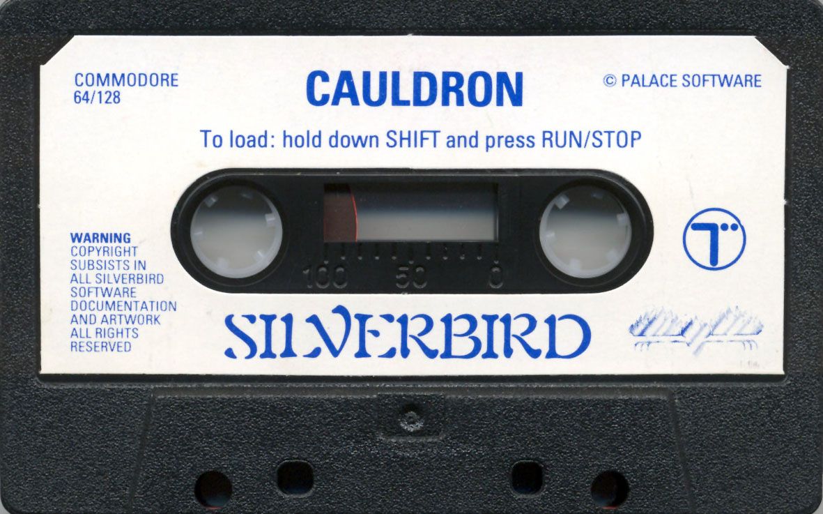 Media for Cauldron (Commodore 64) (Silverbird 199 release)