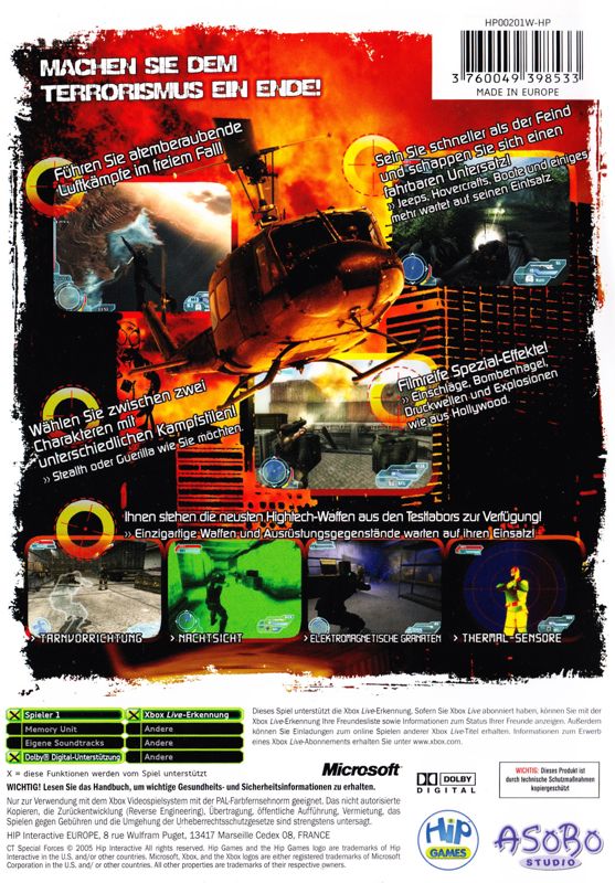 Special Forces Nemesis Strike cover or packaging material MobyGames