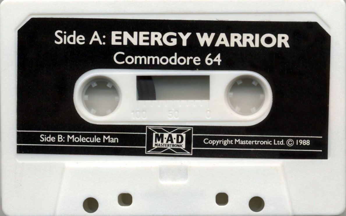 Media for Energy Warrior + Molecule Man (Commodore 64)