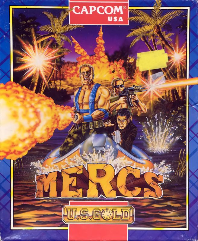 Front Cover for Mercs (Commodore 64)