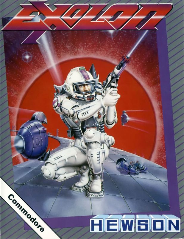 Front Cover for Exolon (Commodore 64)