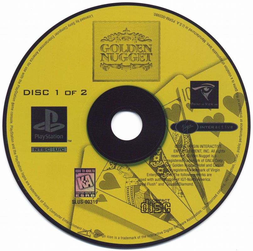 Media for Golden Nugget (PlayStation): Disc 1/2