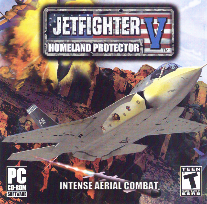 Other for JetFighter V: Homeland Protector (Windows): Jewel Case - Front