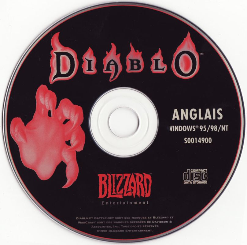 Media for Diablo + Hellfire (Windows): Diablo - Disc