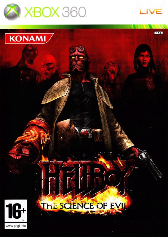 Front Cover for Hellboy: The Science of Evil (Xbox 360)