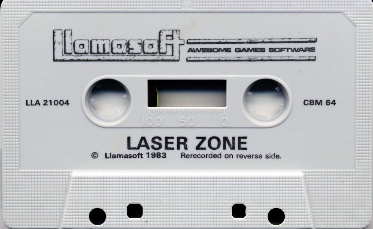 Media for Laser Zone (Commodore 64)