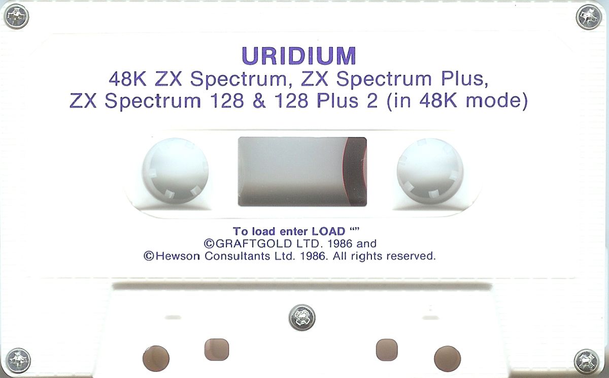 Media for Uridium (ZX Spectrum)