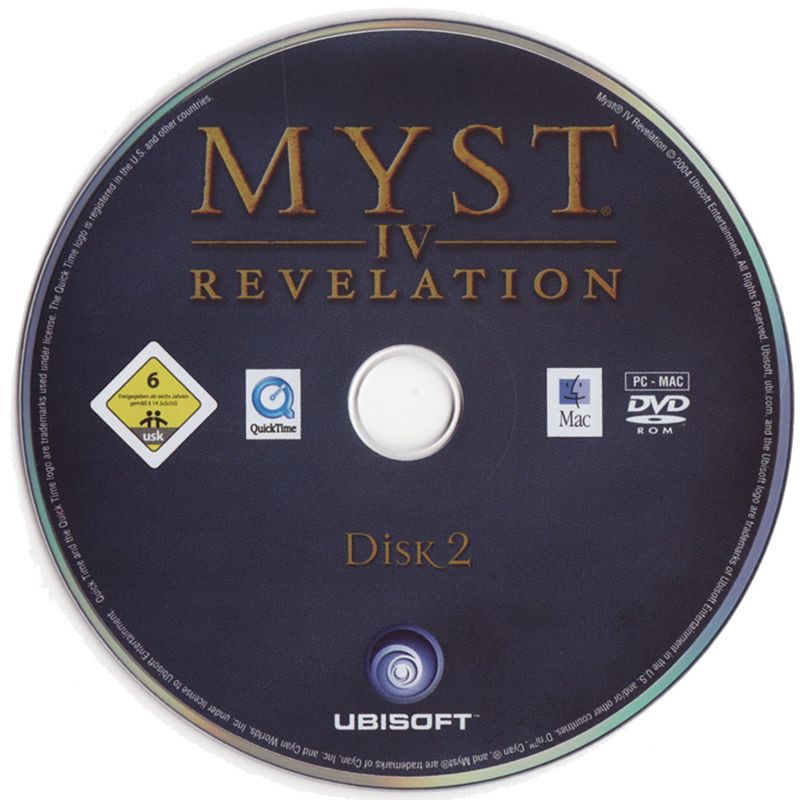 Media for Myst IV: Revelation (Collector's Edition) (Macintosh and Windows): Disc 2