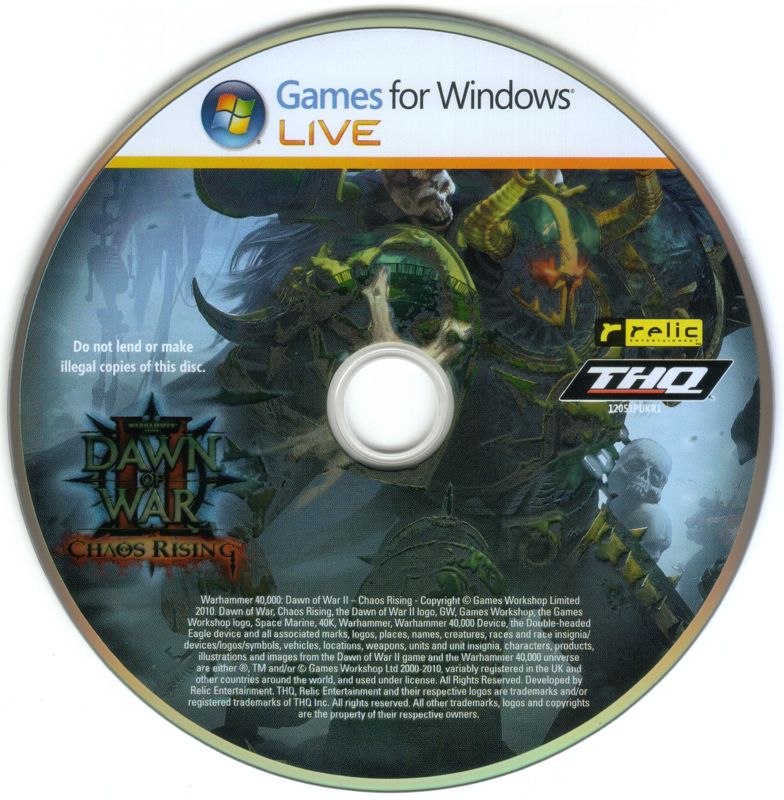 Media for Warhammer 40,000: Dawn of War II - Chaos Rising (Windows)