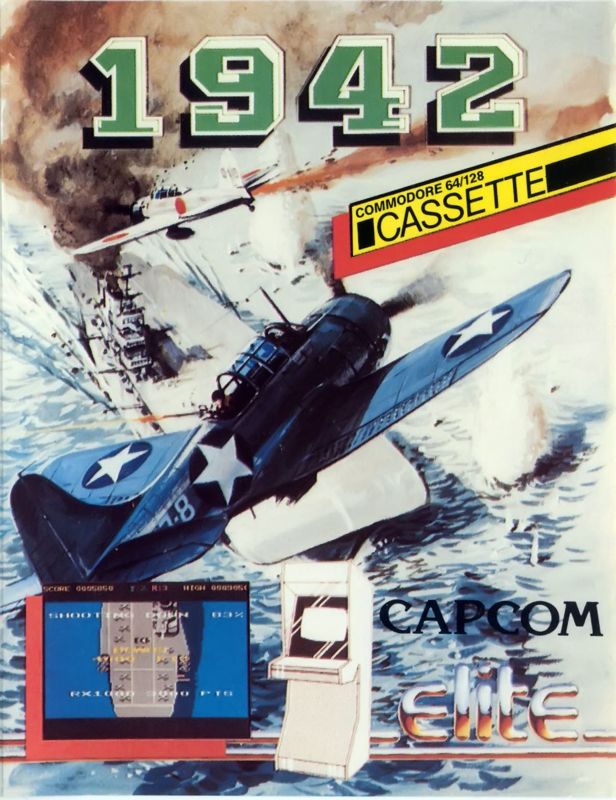 Front Cover for 1942 (Commodore 64) (Tape release)