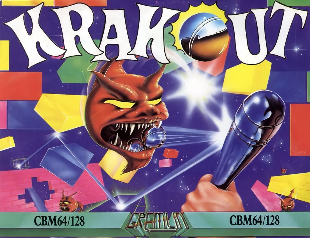 Front Cover for Krakout (Commodore 64)