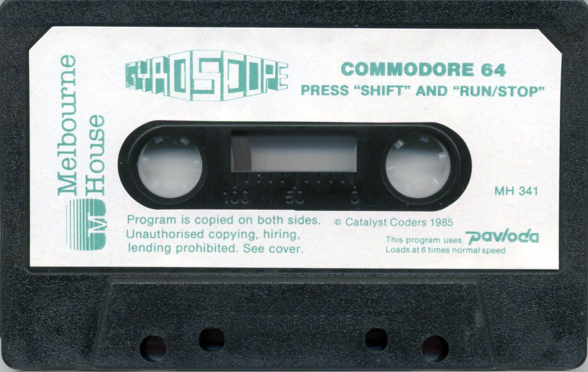 Media for Gyroscope (Commodore 64)