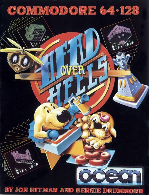Front Cover for Head Over Heels (Commodore 64)