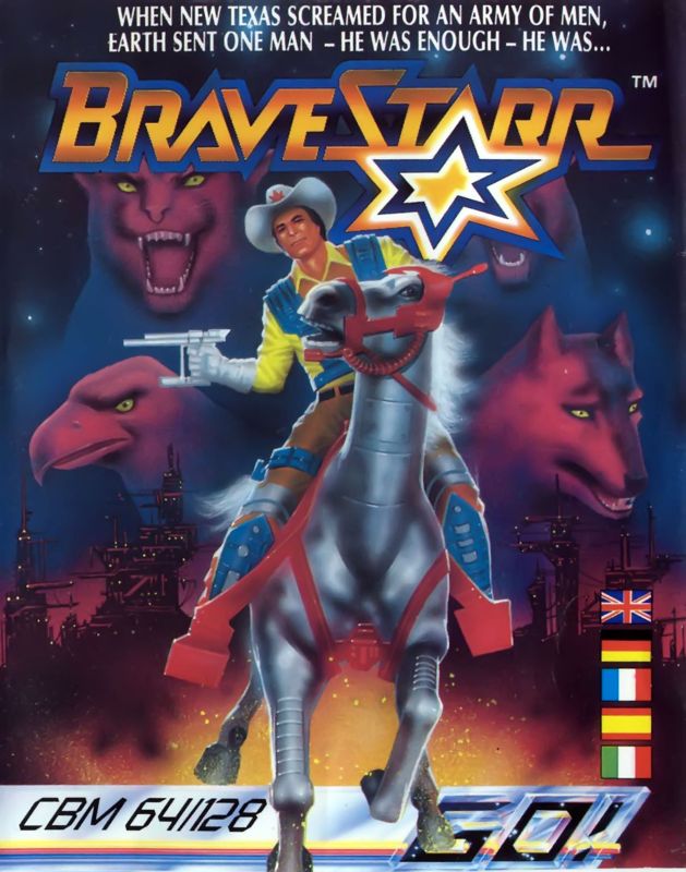 Front Cover for BraveStarr (Commodore 64)