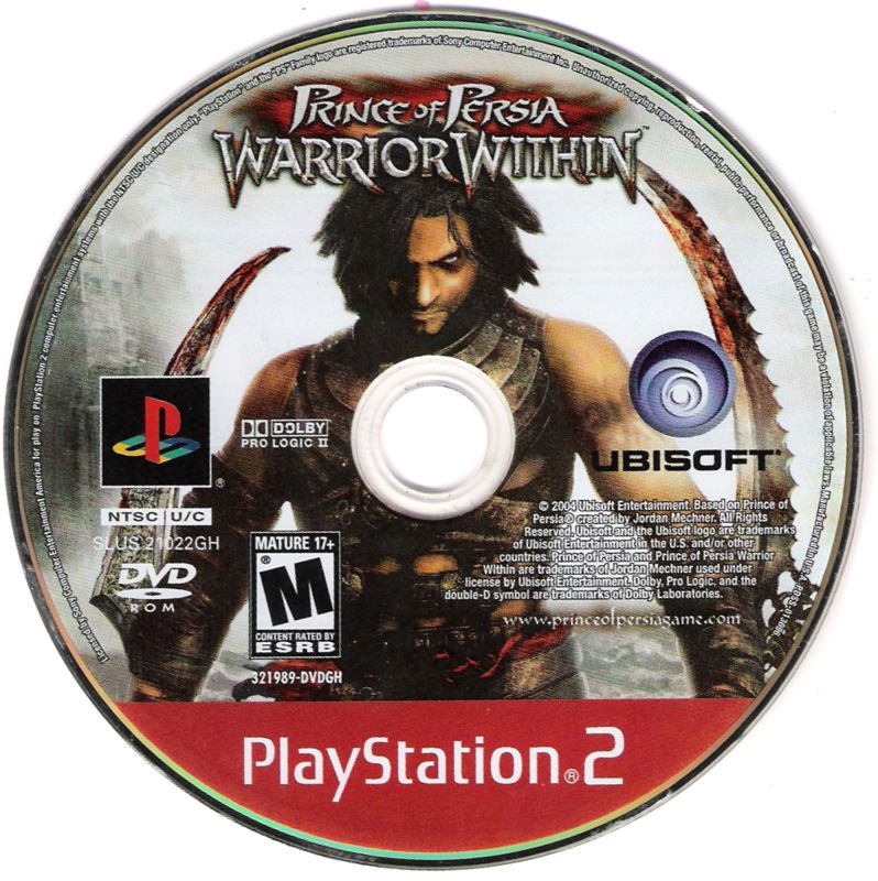 Media for Prince of Persia: Warrior Within (PlayStation 2) (Greatest Hits release)