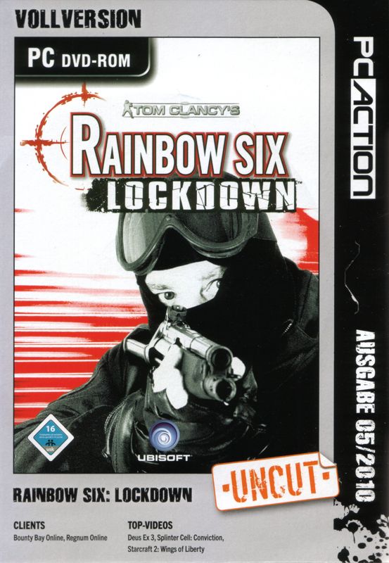 Front Cover for Tom Clancy's Rainbow Six: Lockdown (Windows) (PC Action 05/2010 covermount)