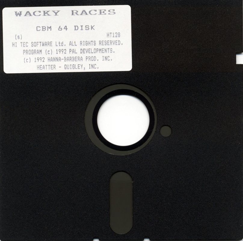 Media for Wacky Races (Commodore 64)