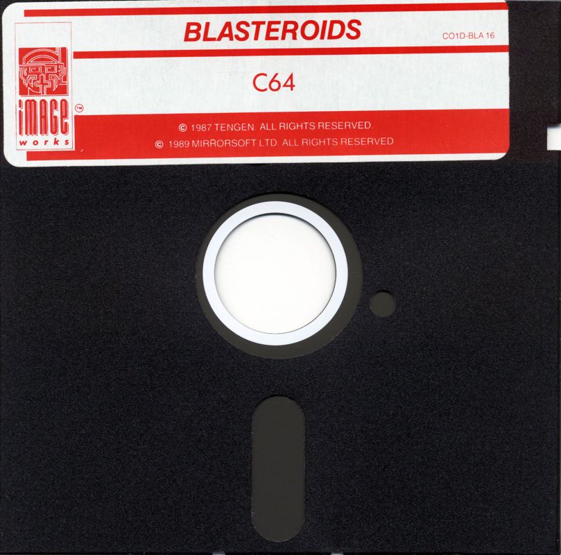 Media for Blasteroids (Commodore 64)