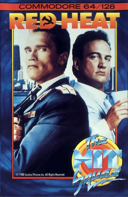 Front Cover for Red Heat (Commodore 64) (Budget re-release)