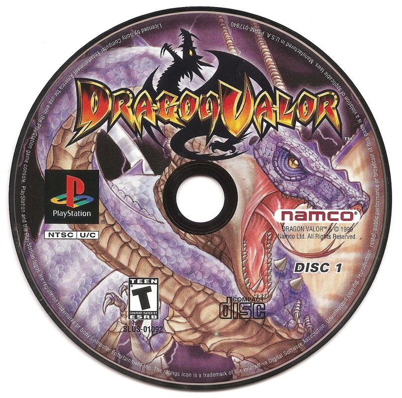 Media for Dragon Valor (PlayStation): Disc 1