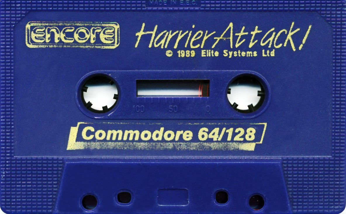Media for Harrier Attack! (Commodore 64) (Budget re-release)