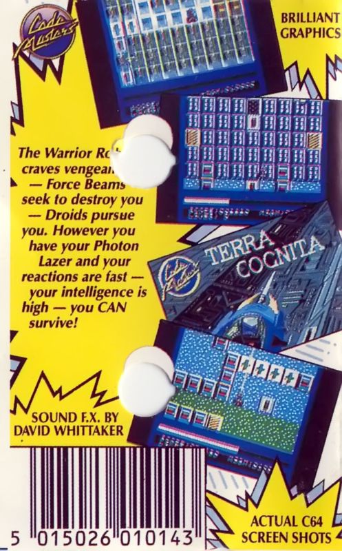 Back Cover for Terra Cognita (Commodore 64)