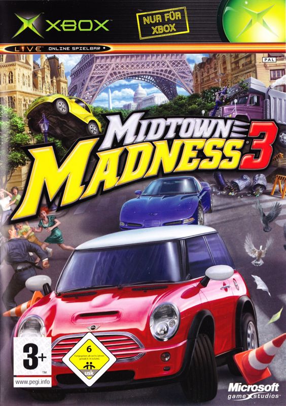 Front Cover for Midtown Madness 3 (Xbox)