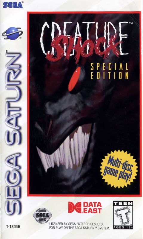 Front Cover for Creature Shock (SEGA Saturn)