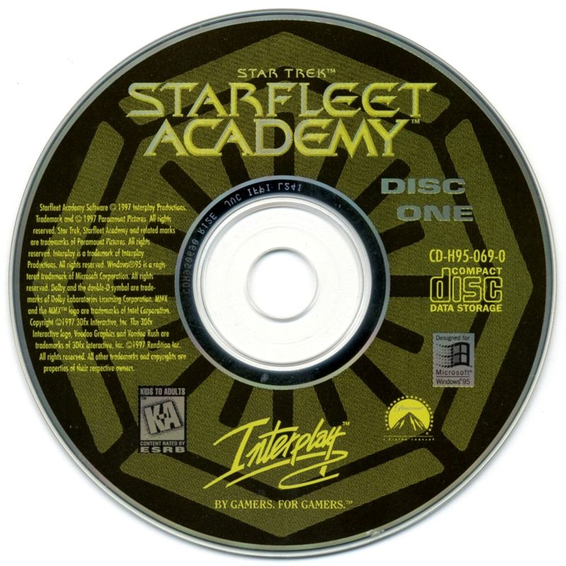 Media for Star Trek: Starfleet Academy (Windows): Disc 1