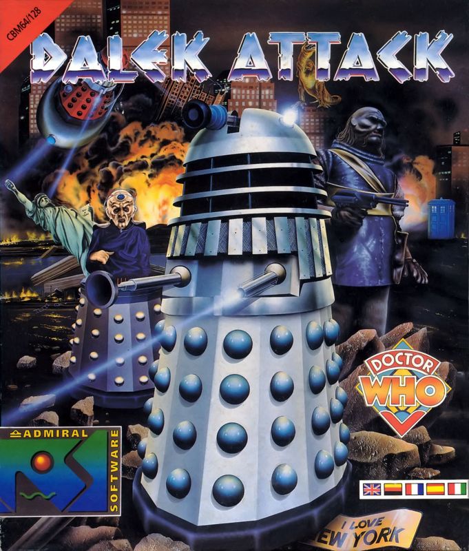 Front Cover for Dalek Attack (Commodore 64)