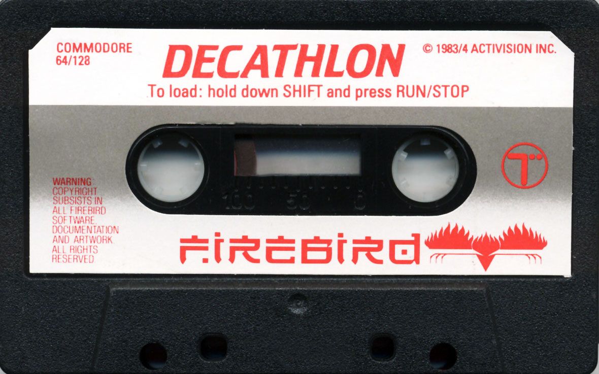 Media for The Activision Decathlon (Commodore 64) (Silver Range 199 release)