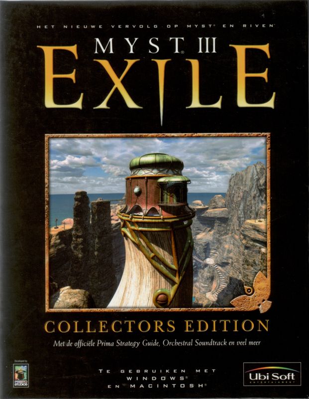 Front Cover for Myst III: Exile (Collector's Edition) (Macintosh and Windows)