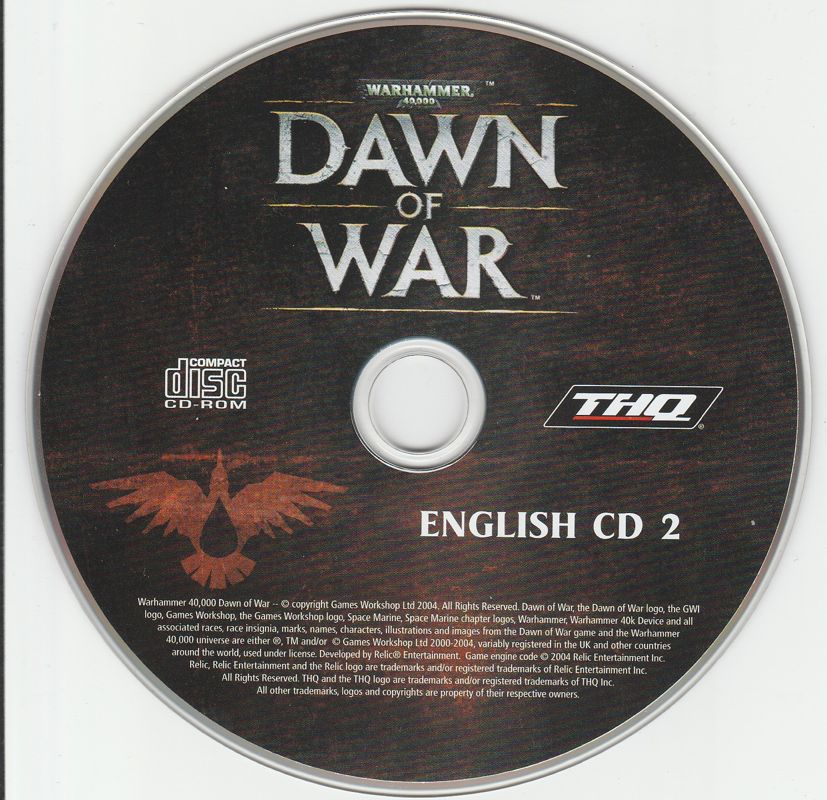 Media for Warhammer 40,000: Dawn of War - Game of the Year (Windows): Disc 2