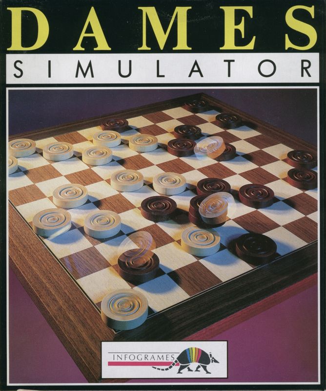 Front Cover for Dames Simulator (DOS)